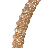 Crystal Headband in Champagne