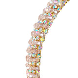 Crystal Headband in Light Pink