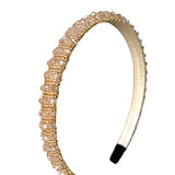 Crystal Headband in Champagne