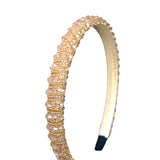 Crystal Headband in Champagne