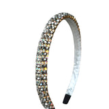 Crystal Headband in Blue Grey