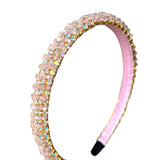 Crystal Headband in Light Pink
