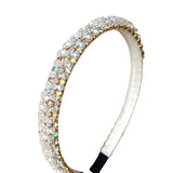 Crystal headband in White