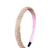 Crystal Headband in Light Pink